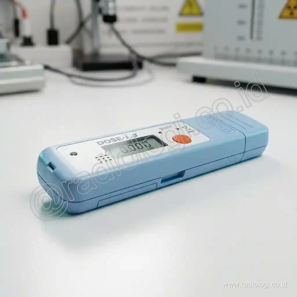 Dosimeter digital Fuji Electric Dose-i sensor silikon pembacaan langsung